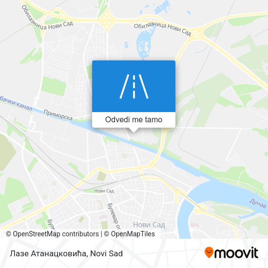 Лазе Атанацковића mapa