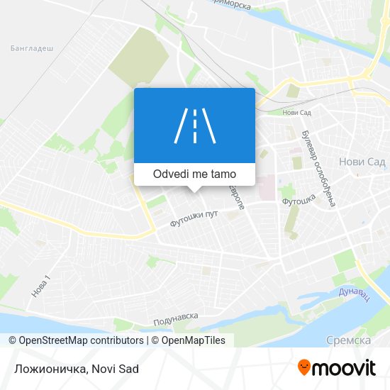 Ложионичка mapa