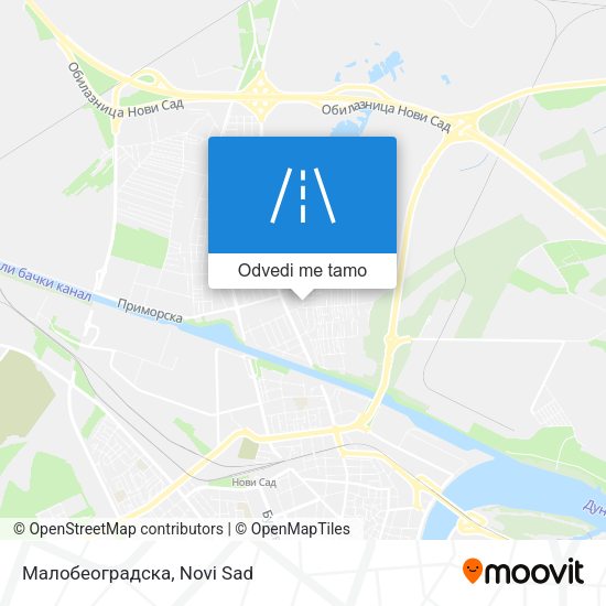 Малобеоградска mapa