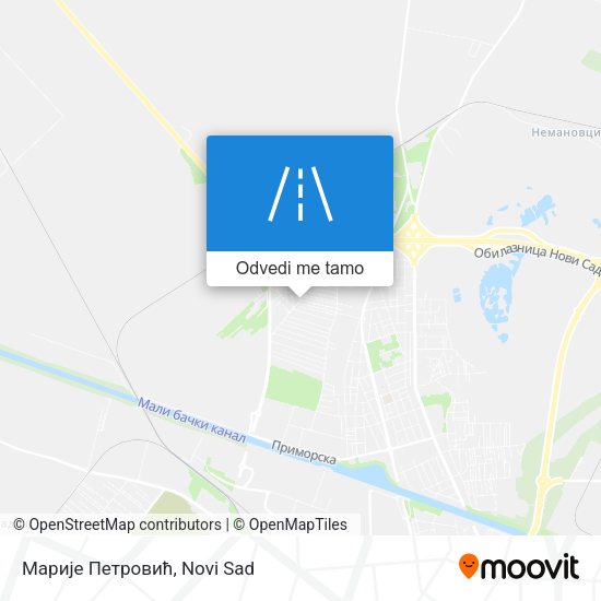 Марије Петровић mapa