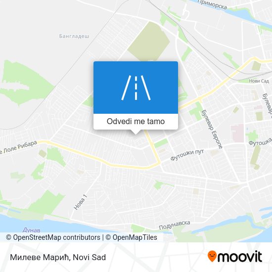 Милеве Марић mapa