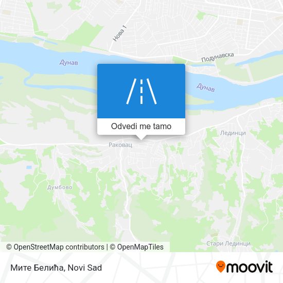 Мите Белића mapa