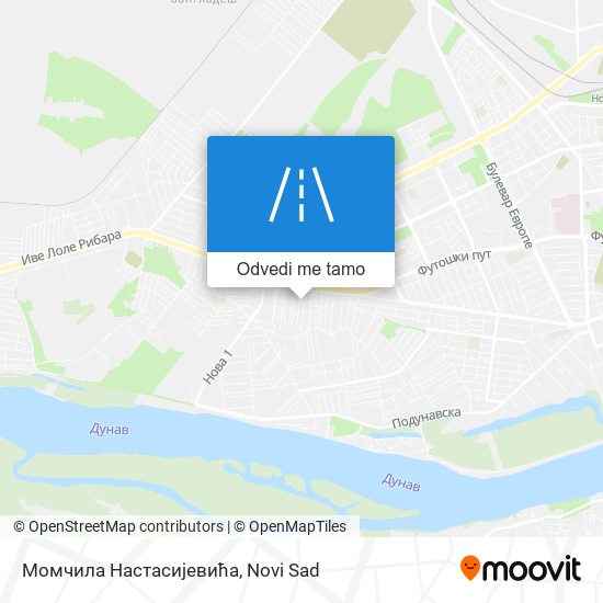 Момчила Настасијевића mapa