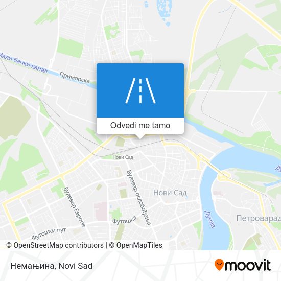 Немањина mapa