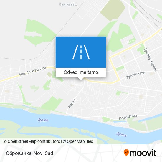 Обровачка mapa