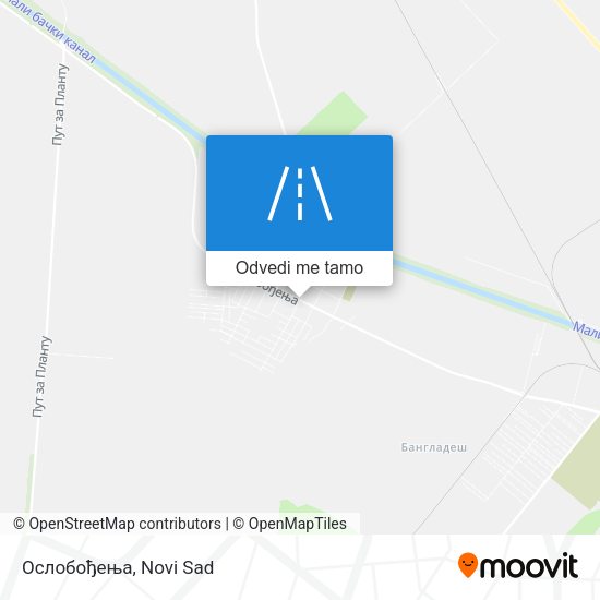 Ослобођења mapa