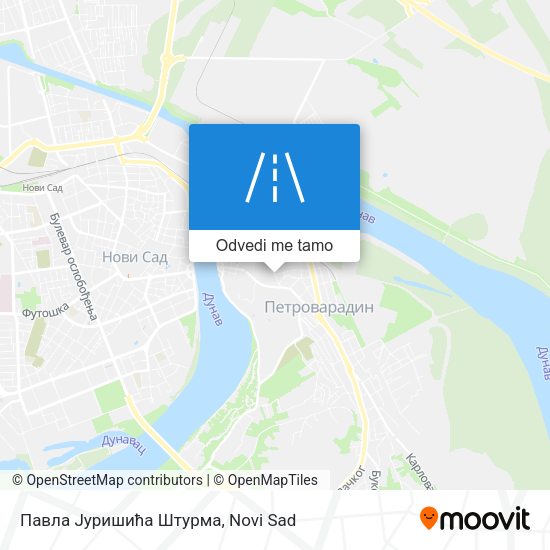 Павла Јуришића Штурма mapa