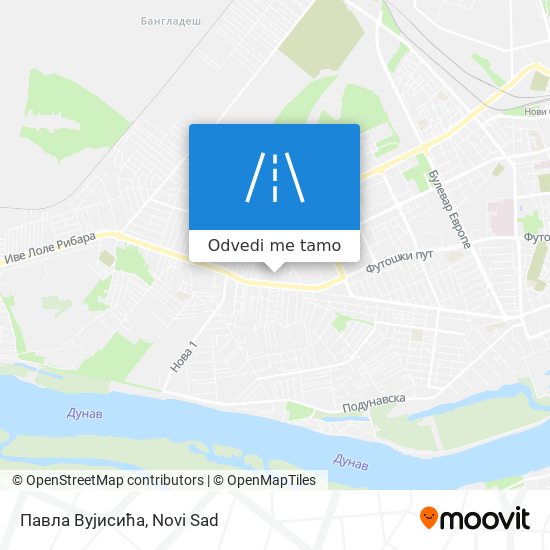 Павла Вујисића mapa