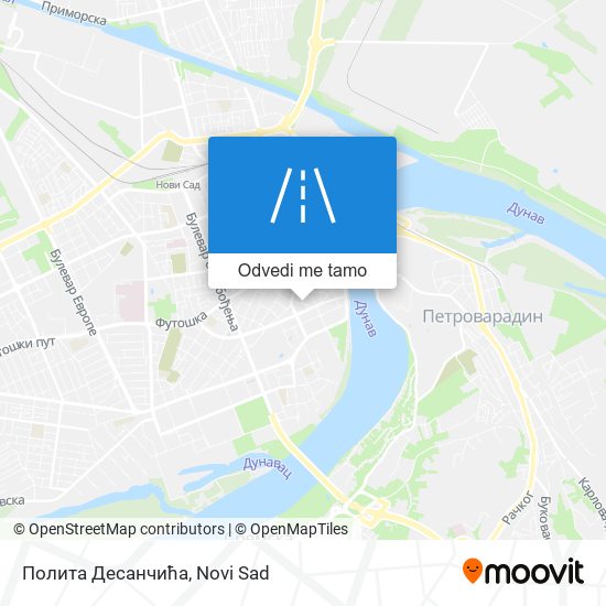 Полита Десанчића mapa