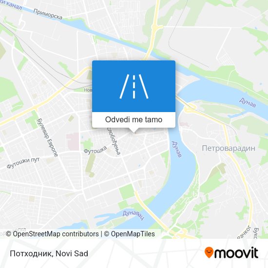 Потходник mapa