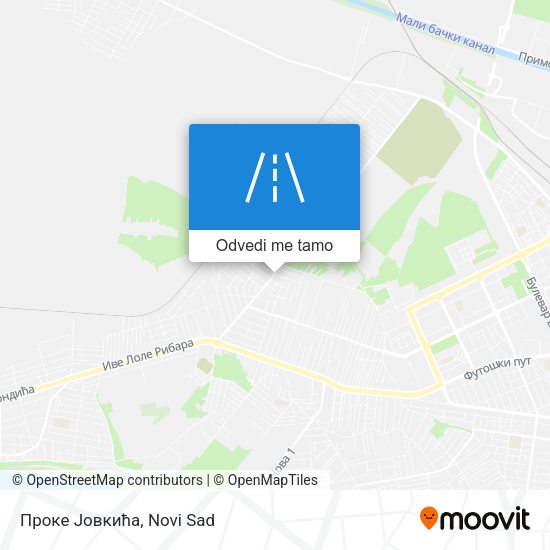Проке Јовкића mapa