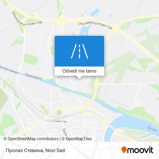 Пролаз Стевина mapa