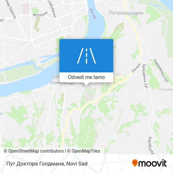 Пут Доктора Голдмана mapa