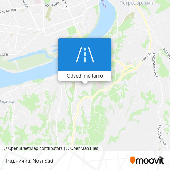 Радничка mapa