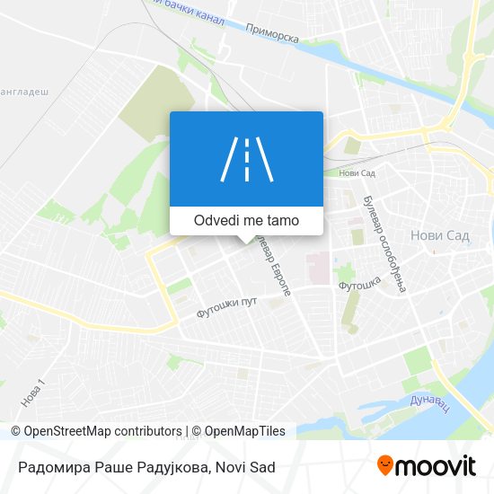 Радомира Раше Радујкова mapa