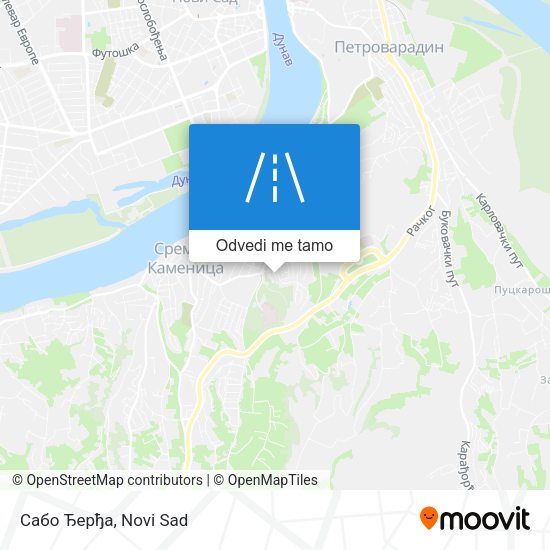 Сабо Ђерђа mapa