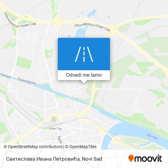 Светислава Ивана Петровића mapa