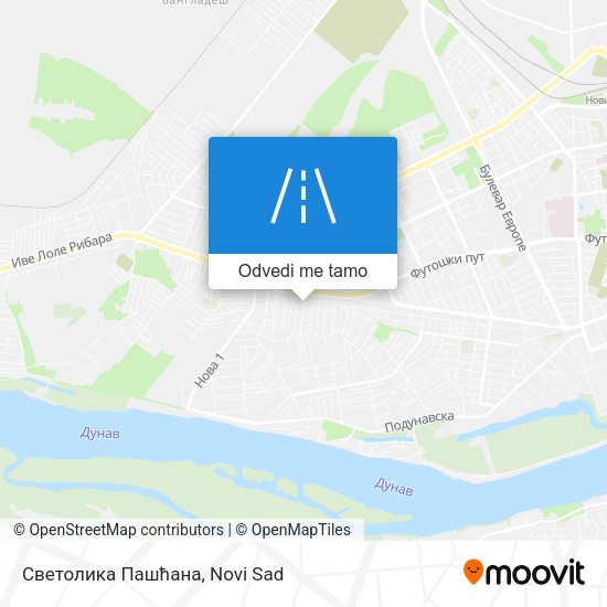 Светолика Пашћана mapa
