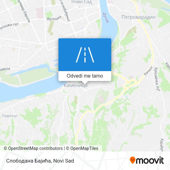 Слободана Бајића mapa