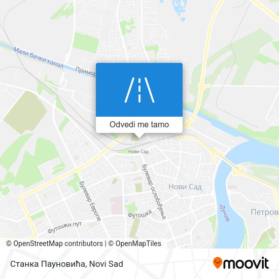 Станка Пауновића mapa