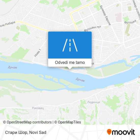 Стари Шор mapa