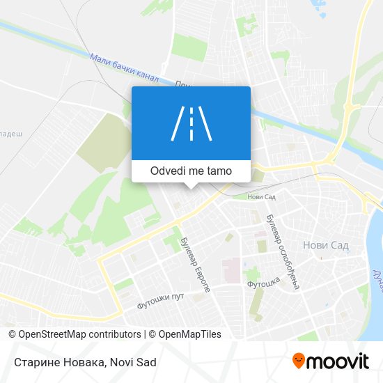 Старине Новака mapa