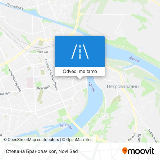 Стевана Брановачког mapa