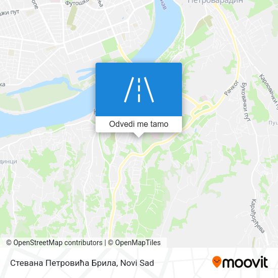 Стевана Петровића Брила mapa