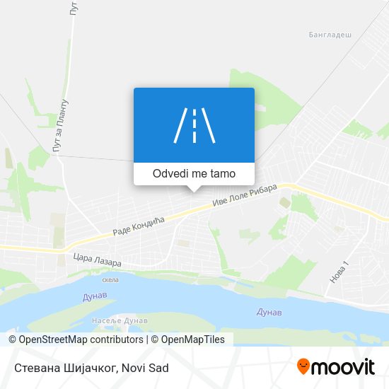 Стевана Шијачког mapa