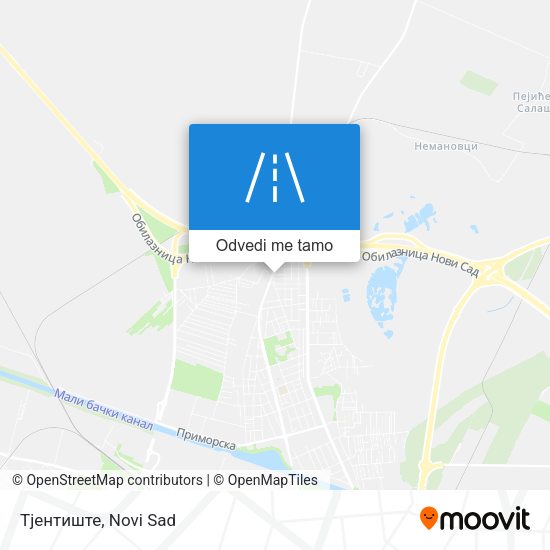 Тјентиште mapa