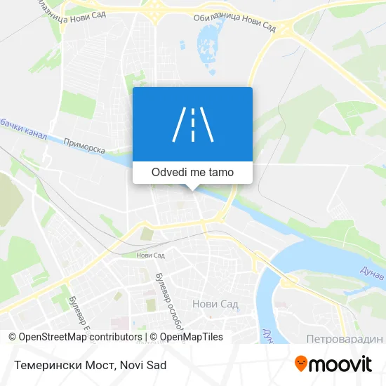 Темерински Мост mapa