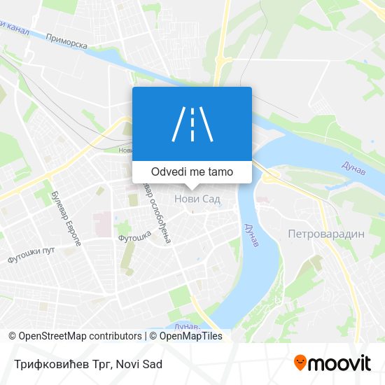 Трифковићев Трг mapa