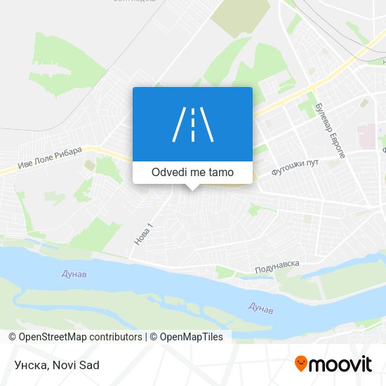 Унска mapa