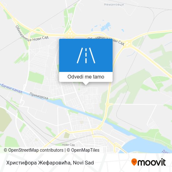 Христифора Жефаровића mapa