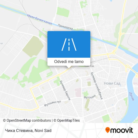 Чика Стевина mapa