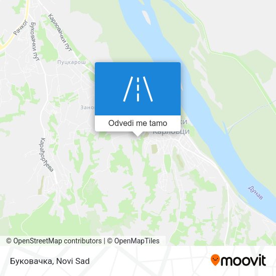 Буковачка mapa