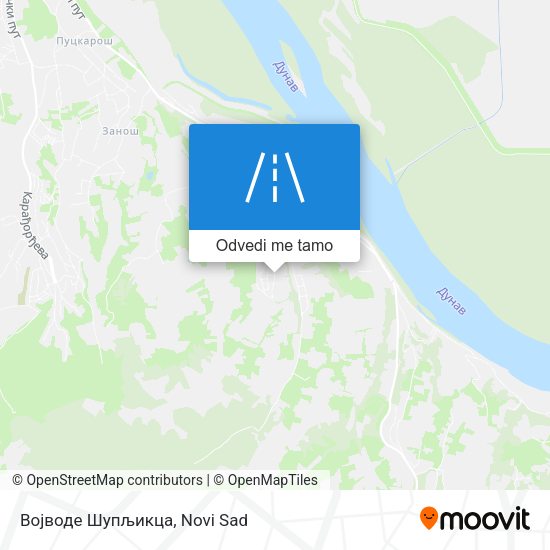 Војводе Шупљикца mapa
