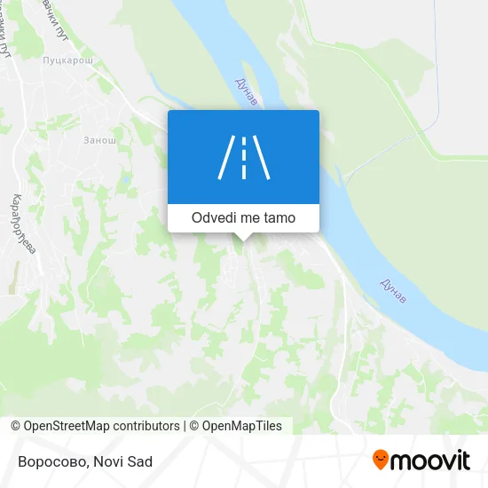 Воросово mapa