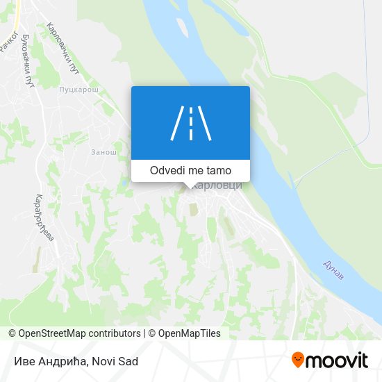 Иве Андрића mapa