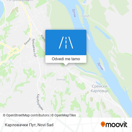 Карловачки Пут mapa