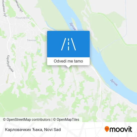Карловачких Ђака mapa