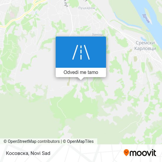 Косовска mapa