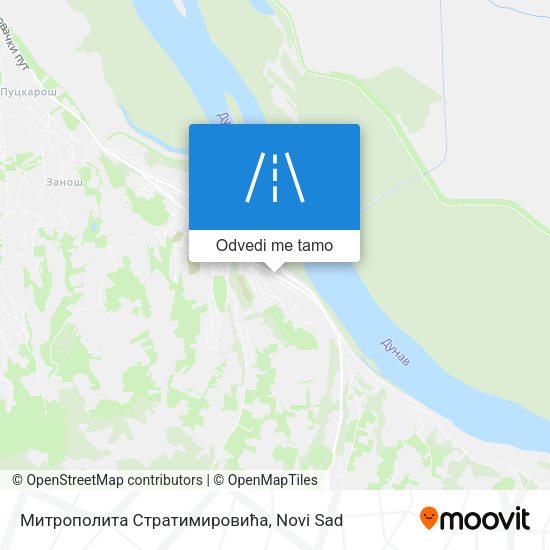 Митрополита Стратимировића mapa