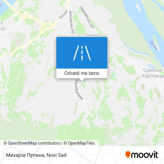 Михајла Пупина mapa