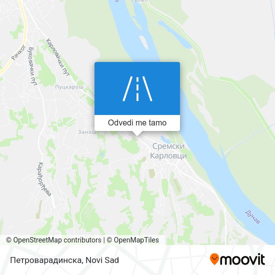 Петроварадинска mapa