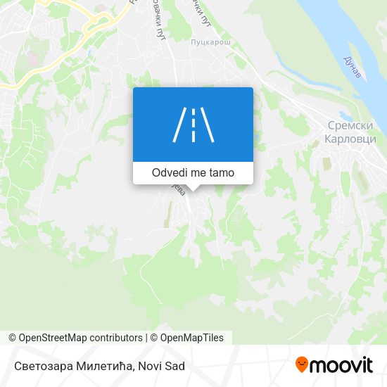 Светозара Милетића mapa