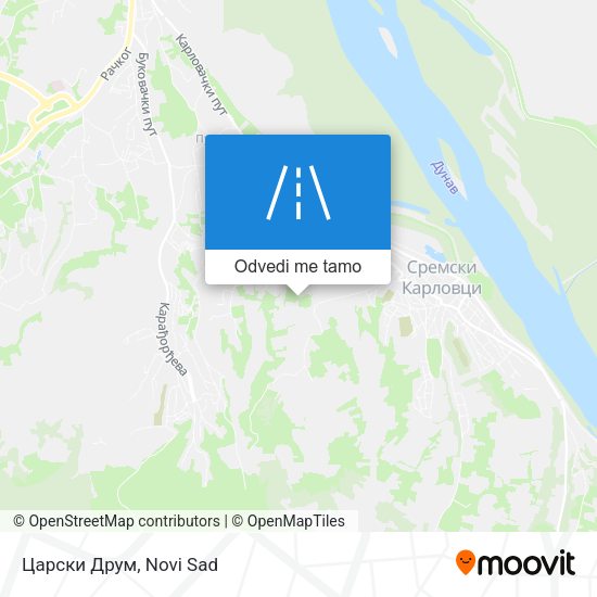 Царски Друм mapa