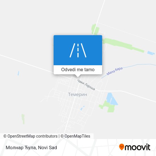 Молнар Ђула mapa