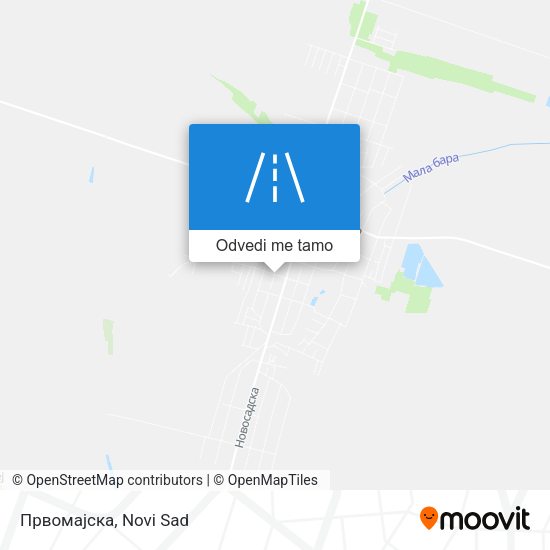 Првомајска mapa
