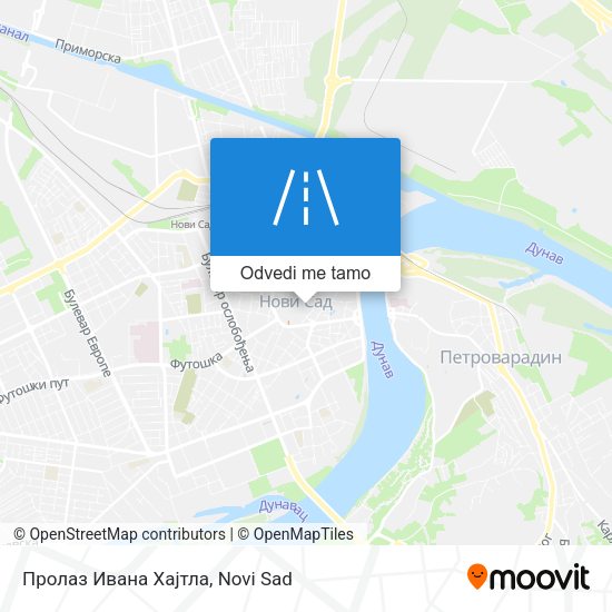 Пролаз Ивана Хајтла mapa